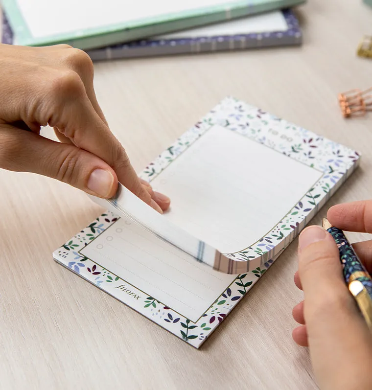 Filofax Garden bloc-notes To Do motif floral 100 g