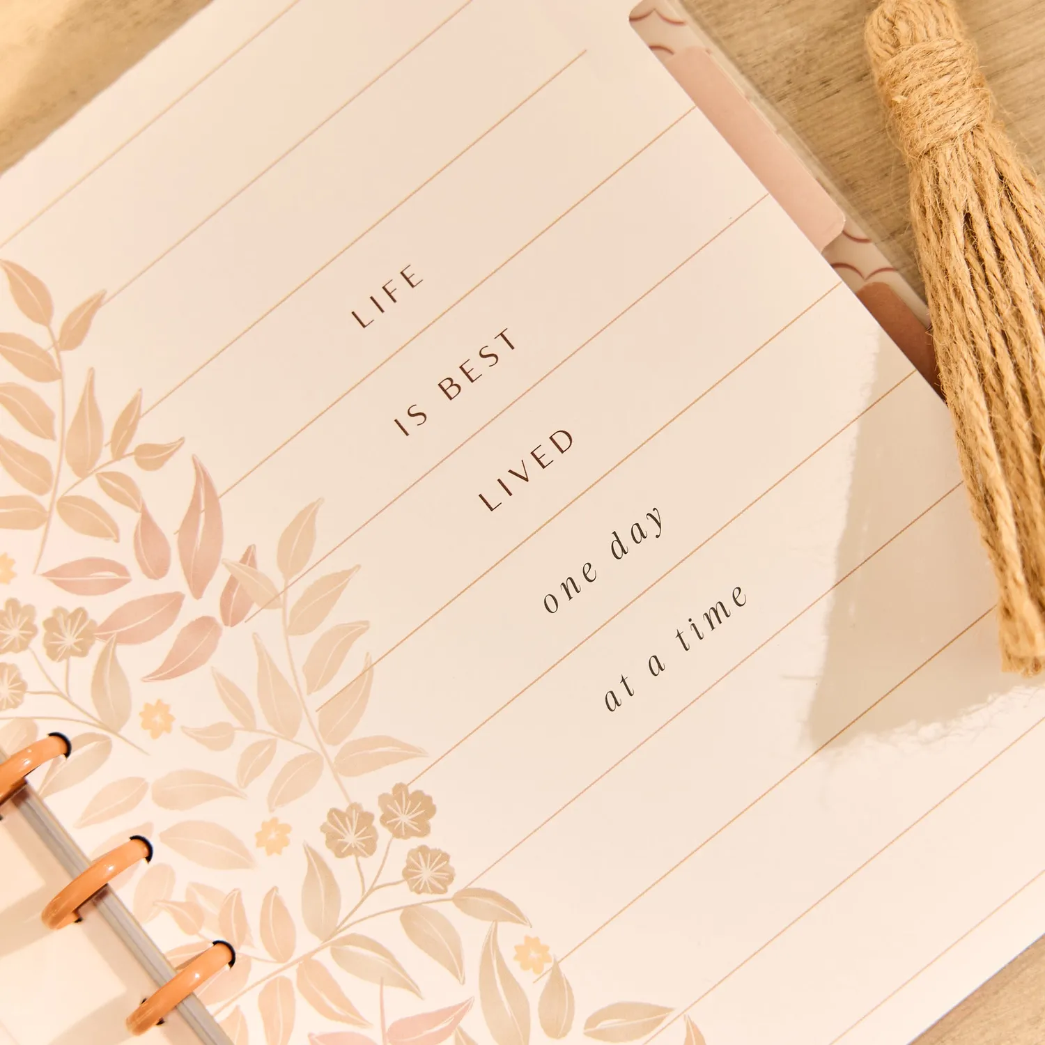 Happy Planner Dune Hues carnet pointillé Classic 60 feuilles