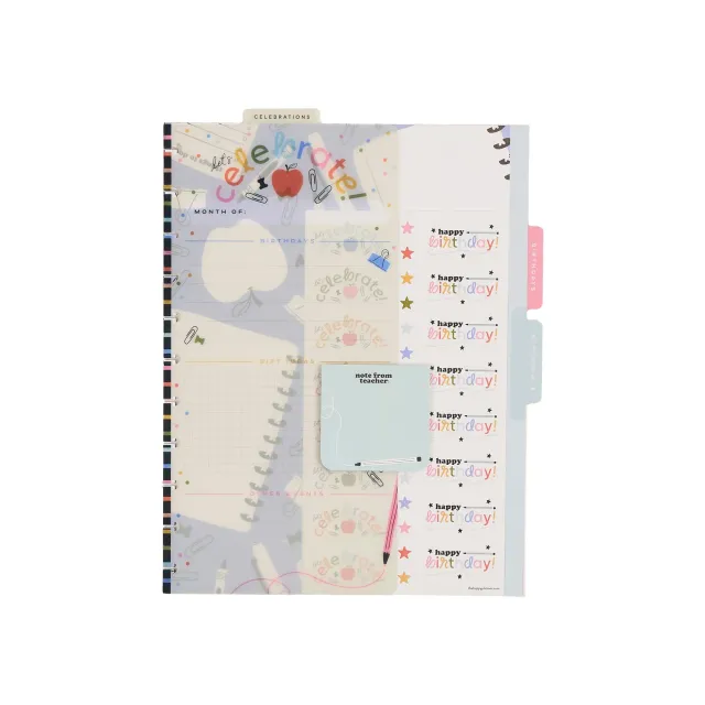Happy Planner School Doodles Big accessoires teacher anniversaire