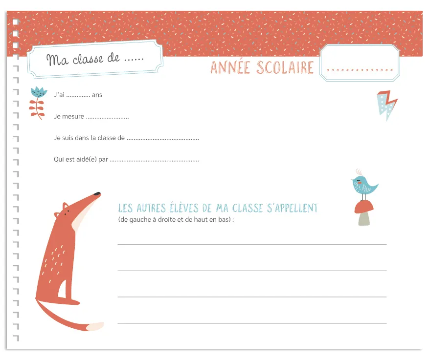Frigobloc Album photos de classe album maternelle stickers