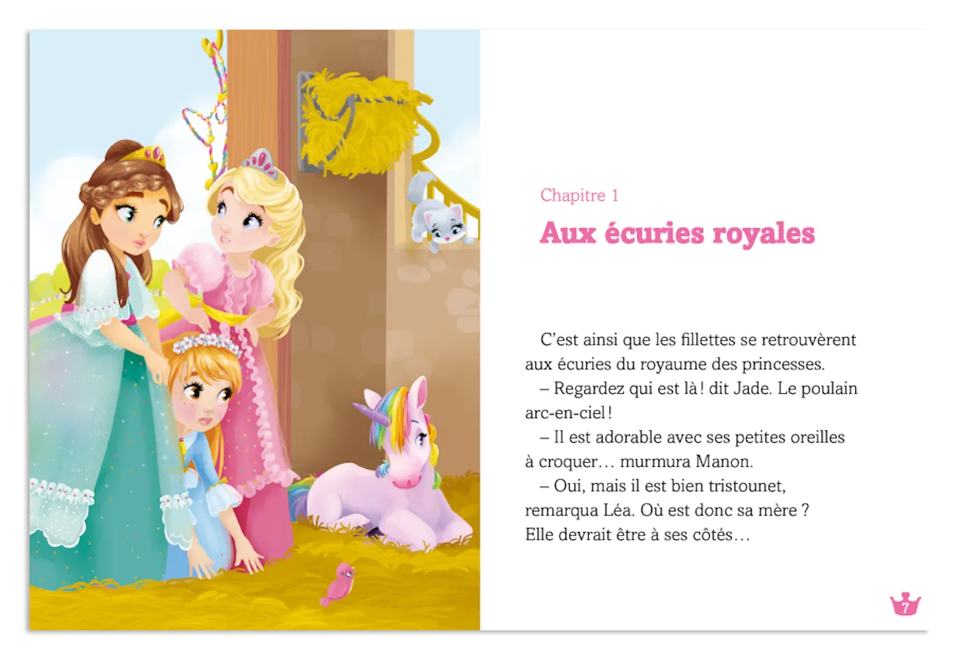 Frigobloc Une deux trois Princesses Tome 15 roman poulain