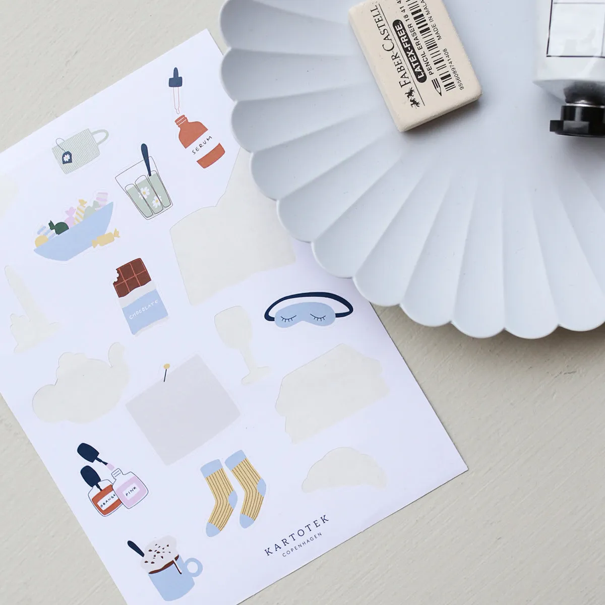 Kartotek Me Time stickers journal mignon