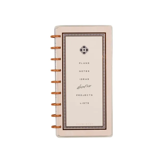 Happy Planner Neutral Noir Skinny Classic agenda horizontal 2026-2027