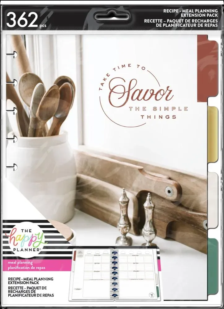 Happy Planner Southern Farmhouse extension menus Classic