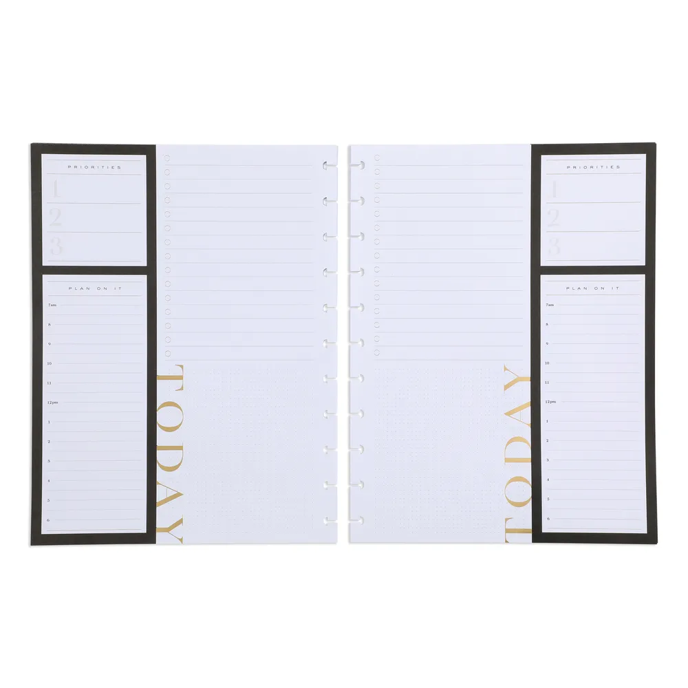 Happy Planner Modern Months recharge Big 24 feuilles daily neutre