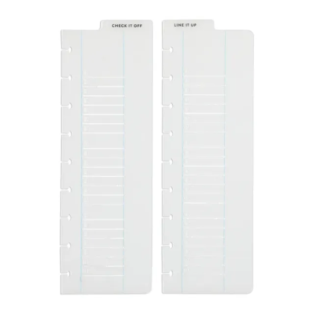 Happy Planner Line it up Check it off pochoir Classic checklist