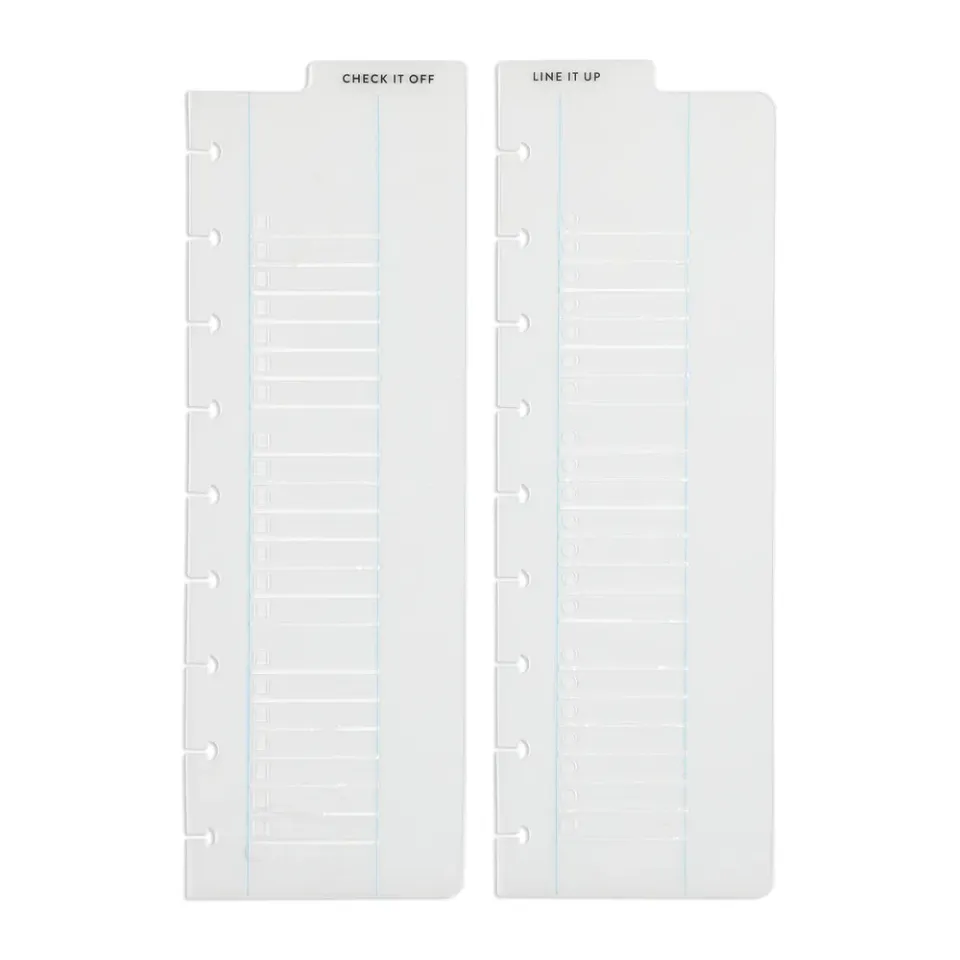 Happy Planner Line it up Check it off pochoir Classic checklist