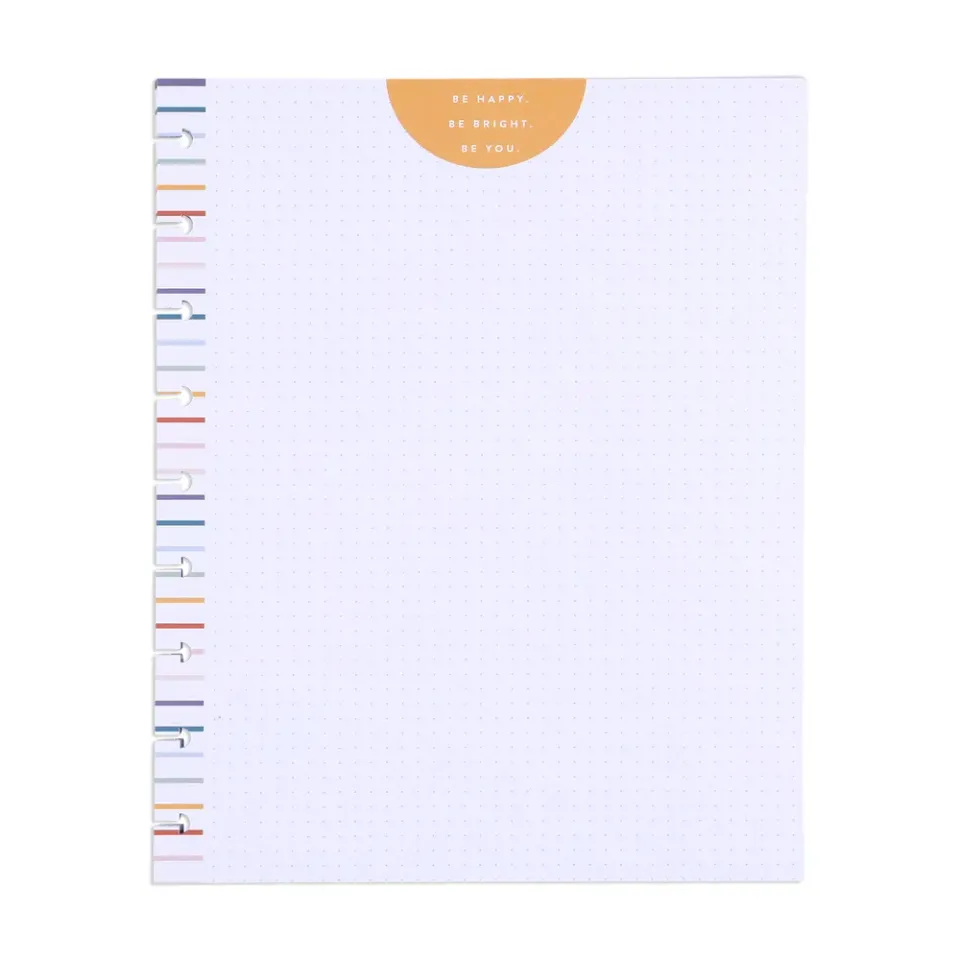 Happy Planner Classic Bright Fun recharge 40 feuilles pointillée