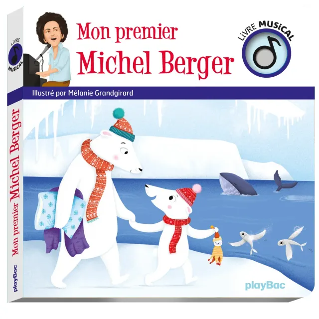 Frigobloc Mon premier Michel Berger livre musical bébé