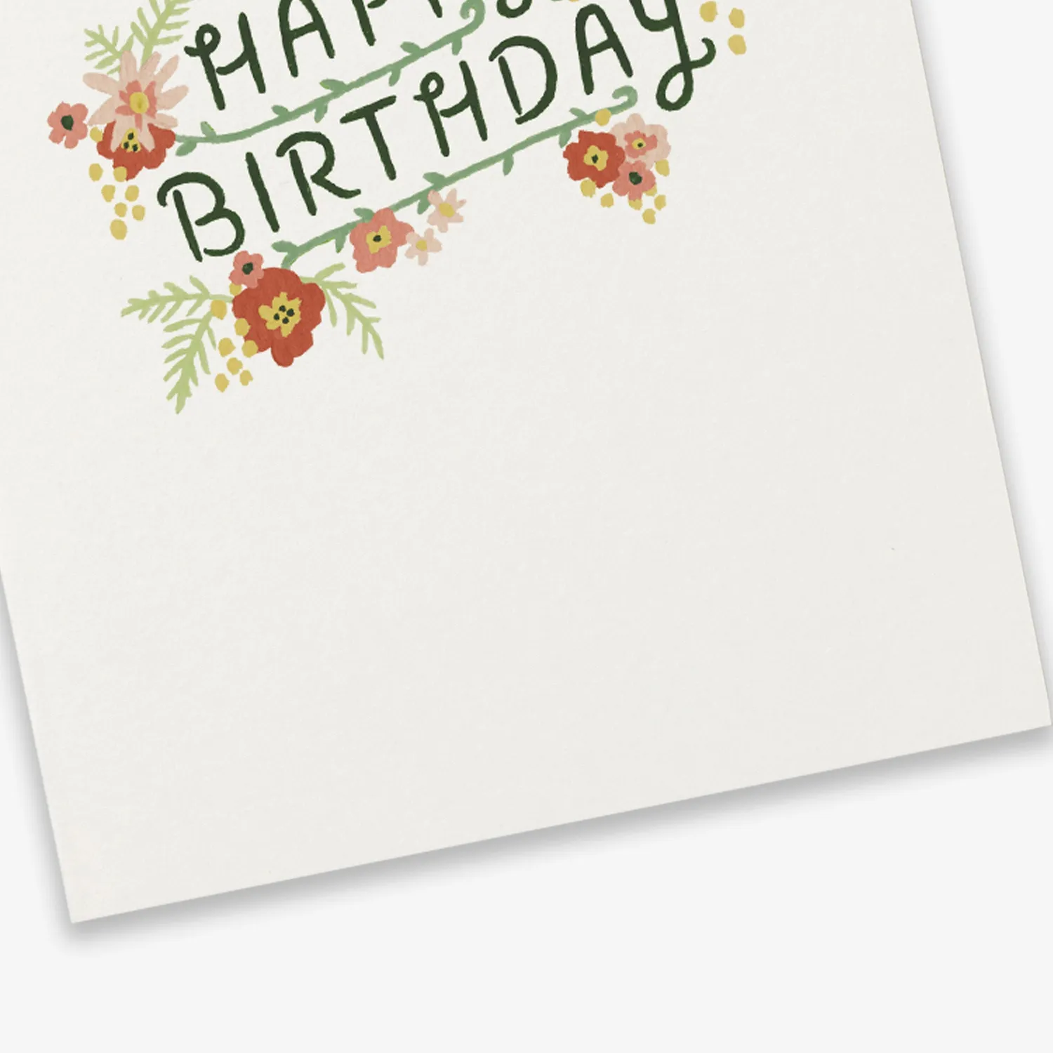 Kartotek Floral Birthday carte anniversaire fleurs