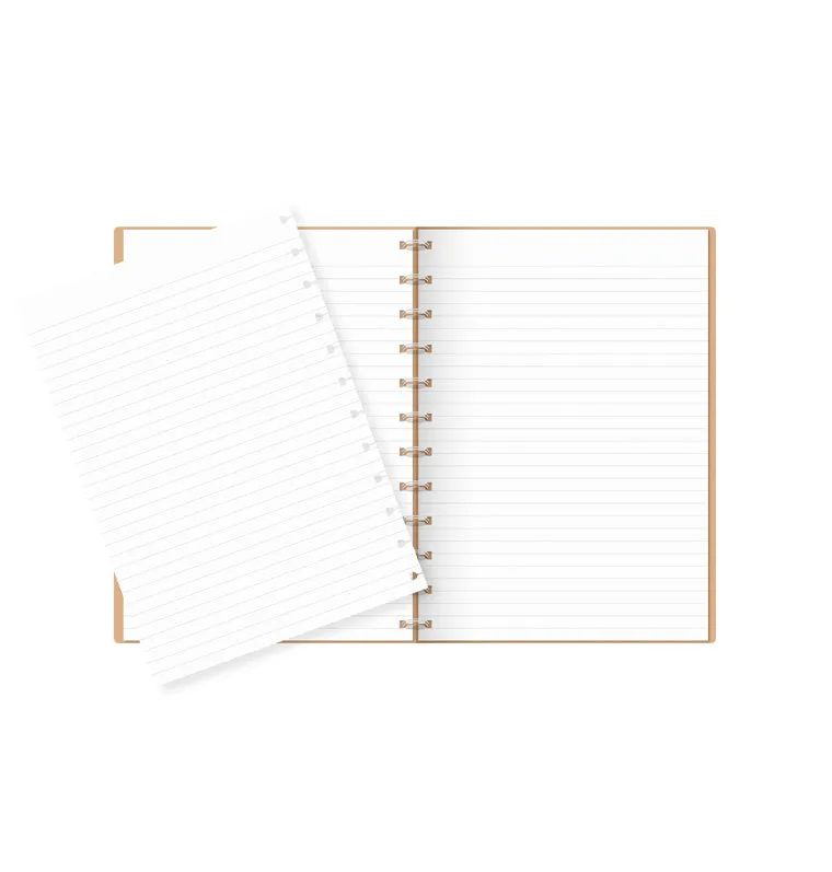 Filofax Classic Notebook bloc ligné A4 noir
