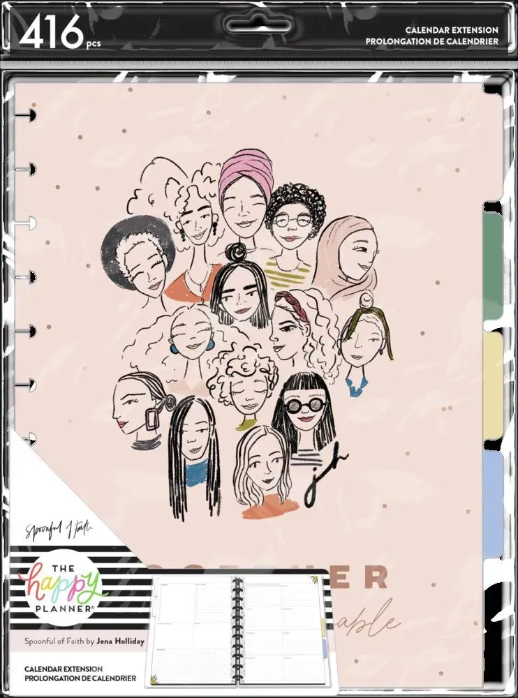 Happy Planner Unstoppable Together extension Big