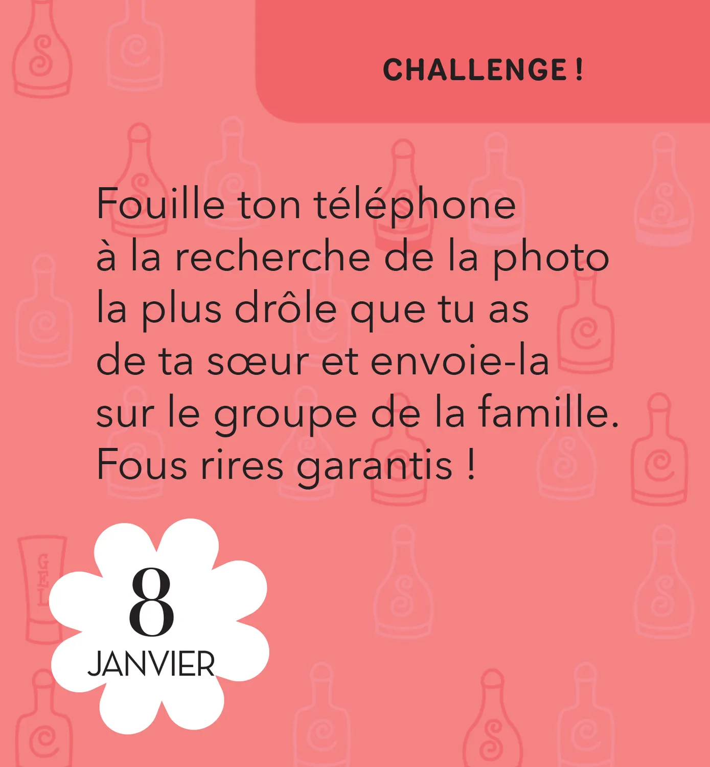 Frigobloc 365 Petits mots pour ma soeur calendrier mini cadeau