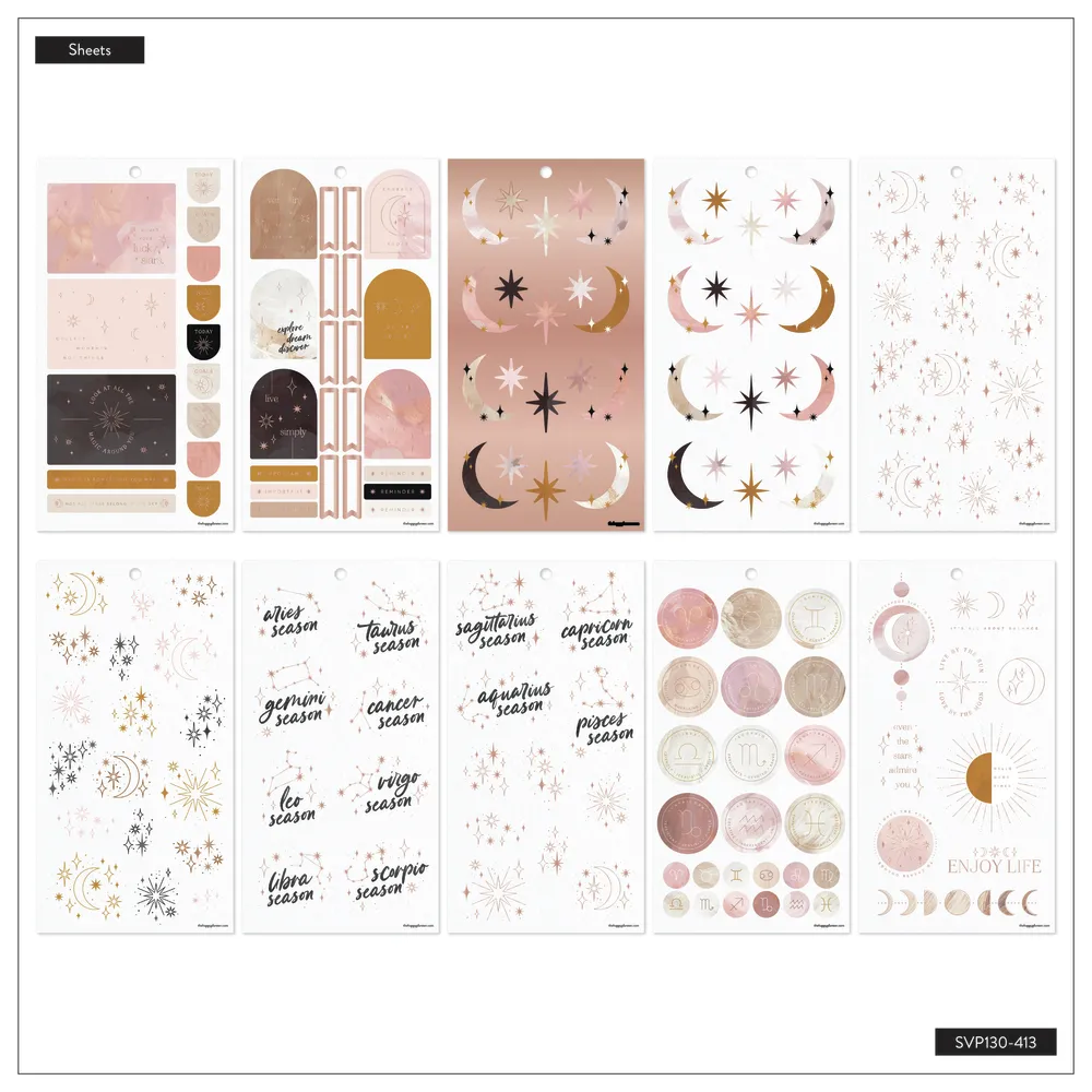 Happy Planner Everyday Magic stickers astrologie 725