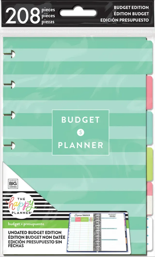 Happy Planner Budget Mini recharge budget 6 mois