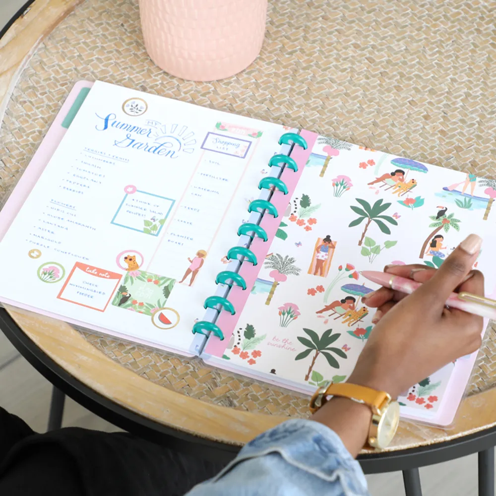 Happy Planner Squad Goals stickers Classic 560 coloré foil