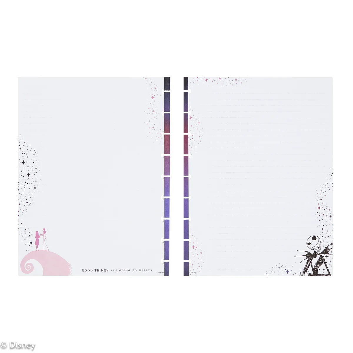 Happy Planner Disney Nightmare Before Christmas recharge pointillée Classic 40 feuilles