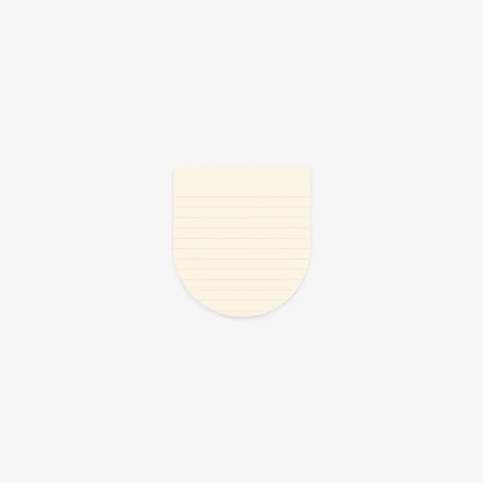 Kartotek Arch pense-bête jaune 90 feuilles