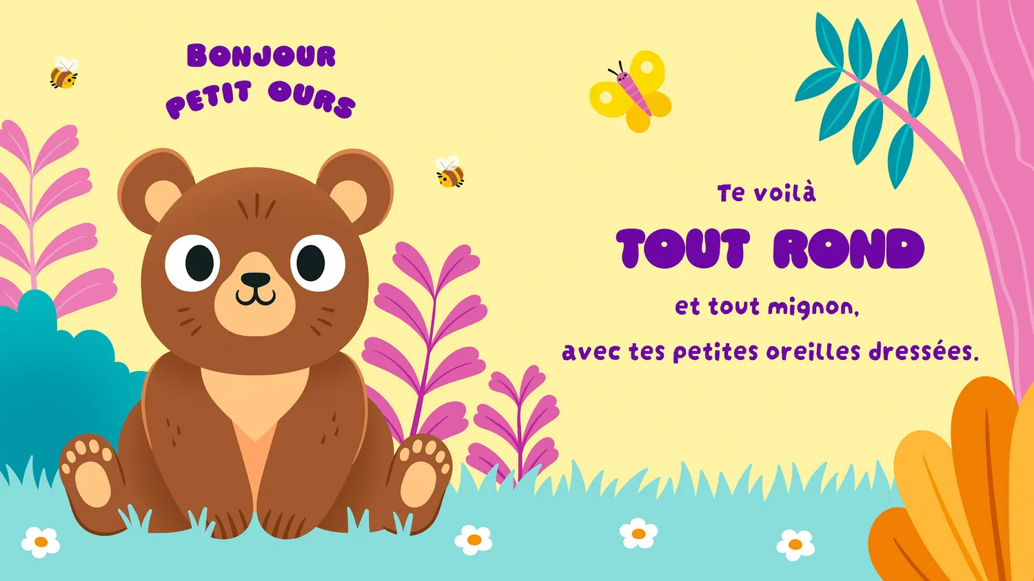 Frigobloc Mes Tout-Doux Petit Ours livre bébé peluche douce