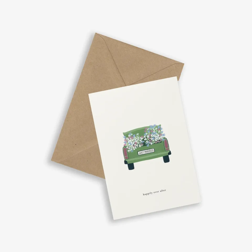 Kartotek Wedding Car carte de mariage voiture