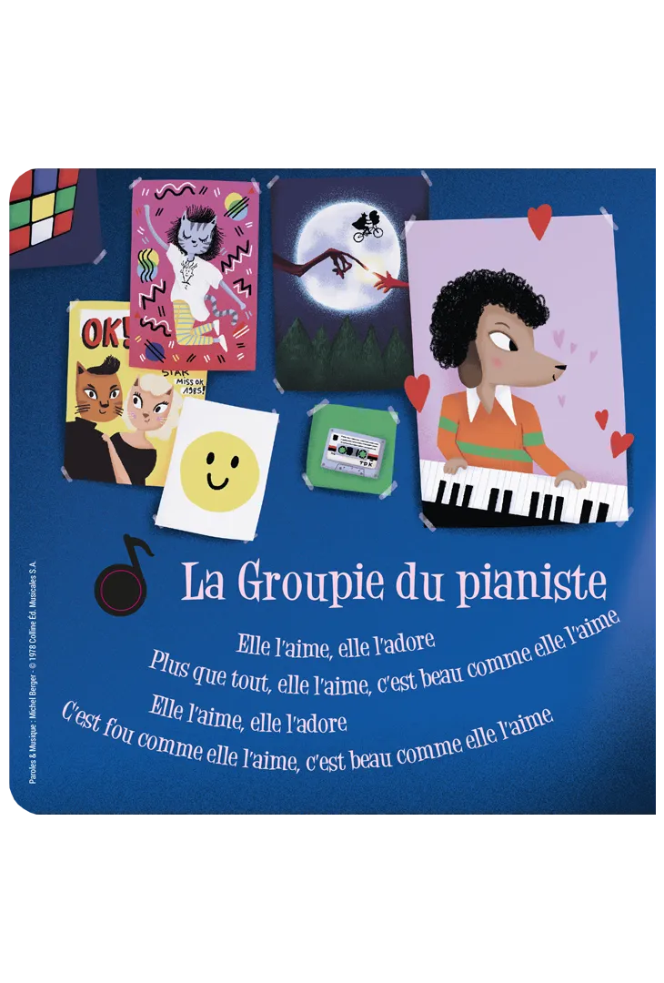 Frigobloc Mon premier Michel Berger livre musical bébé