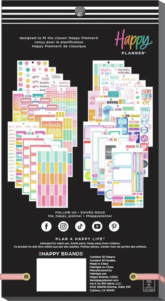 Happy Planner Encouragement stickers x861 motivation