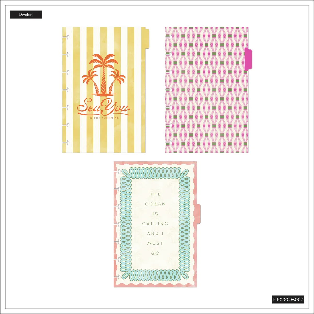 Me & my big ideas Palm Beach carnet mini pointillé 60 feuilles