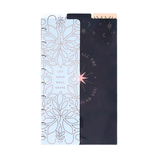 Happy Planner Mystic Garden marque-pages dashboard Classic lot 3