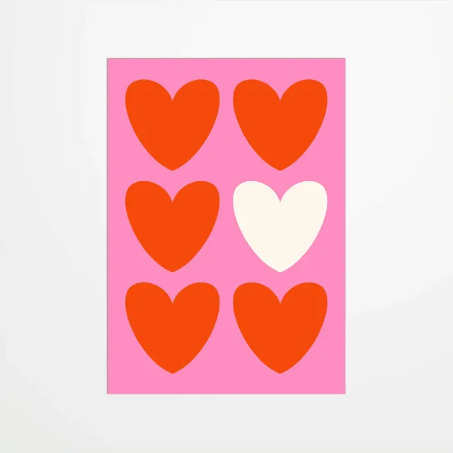 My365 Coquiette Mon coeur carte postale