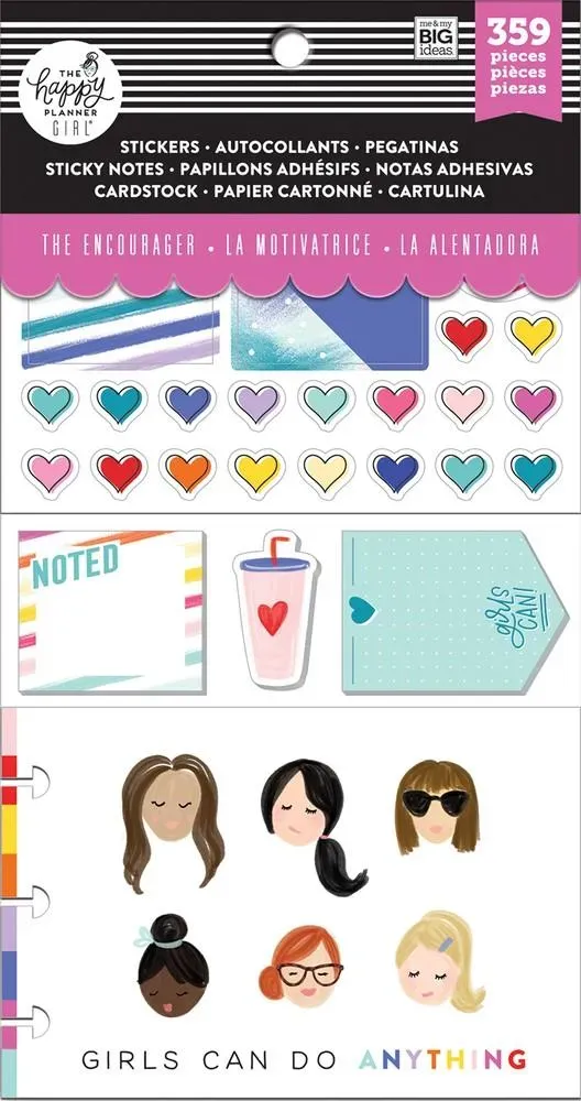 Me & my big ideas Happy Planner Encourager pack accessoires planner