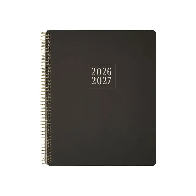 Happy Planner Go Big Onyx agenda spiralé 2026-2027 15 mois