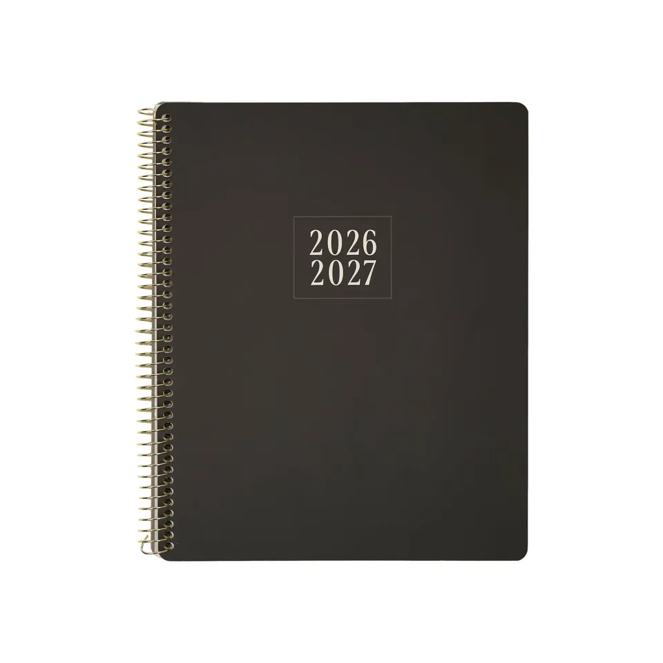 Happy Planner Go Big Onyx agenda spiralé 2026-2027 15 mois