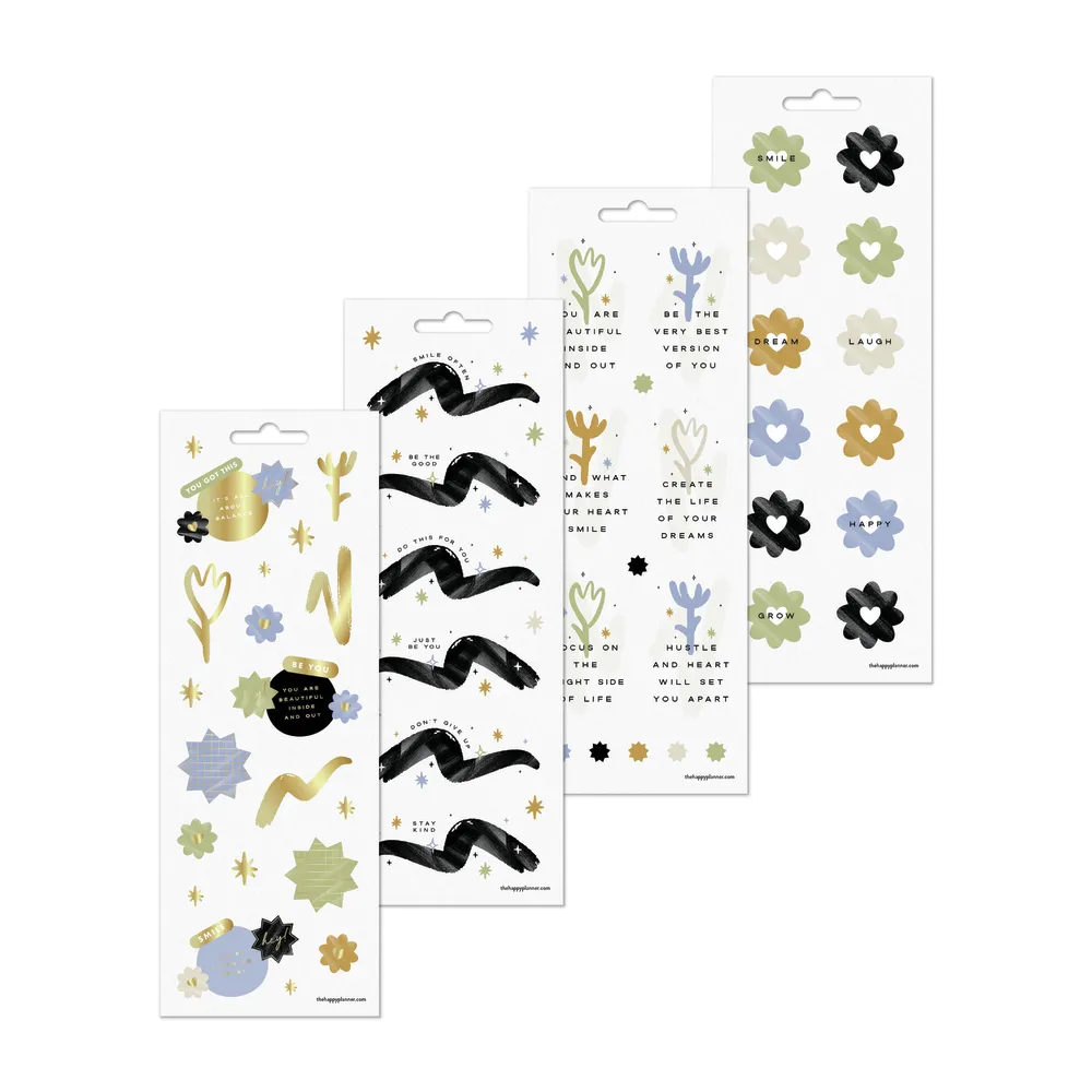 Happy Planner Quirky Plans stickers étudiant 8 planches 117