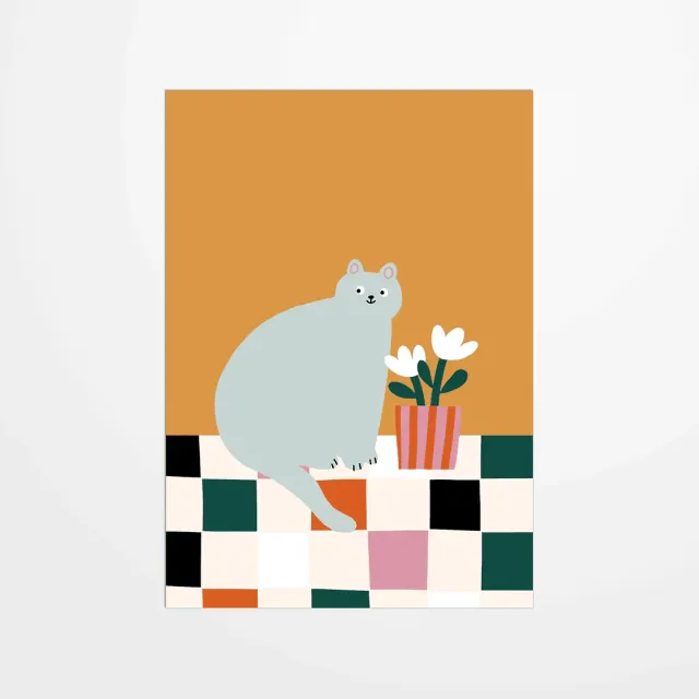My365 Jennifer Bouron Chat carte postale