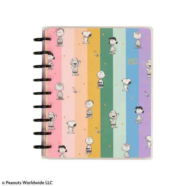 Happy Planner Peanuts 2027 agenda classique horizontale 12 mois
