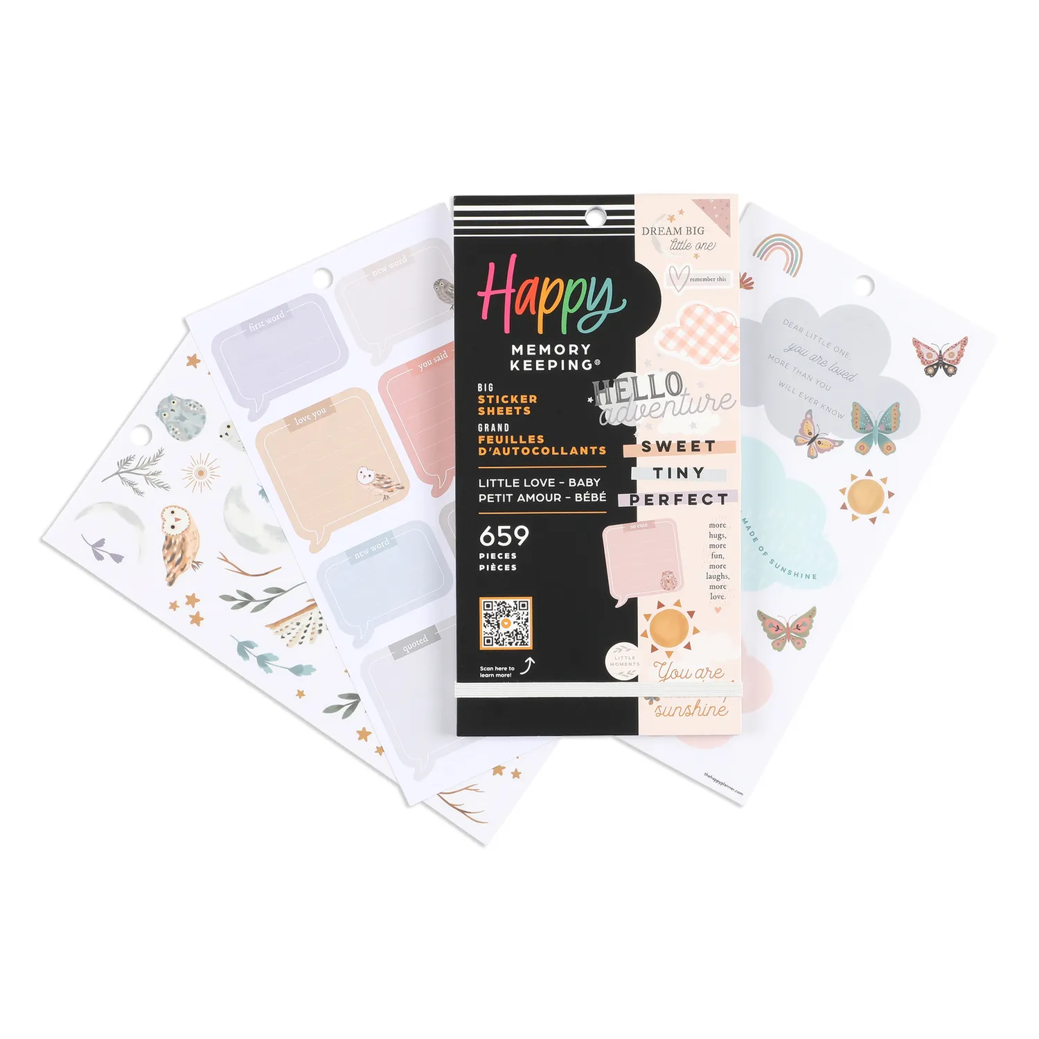 Happy Planner Little Love Baby stickers Big 659 pcs
