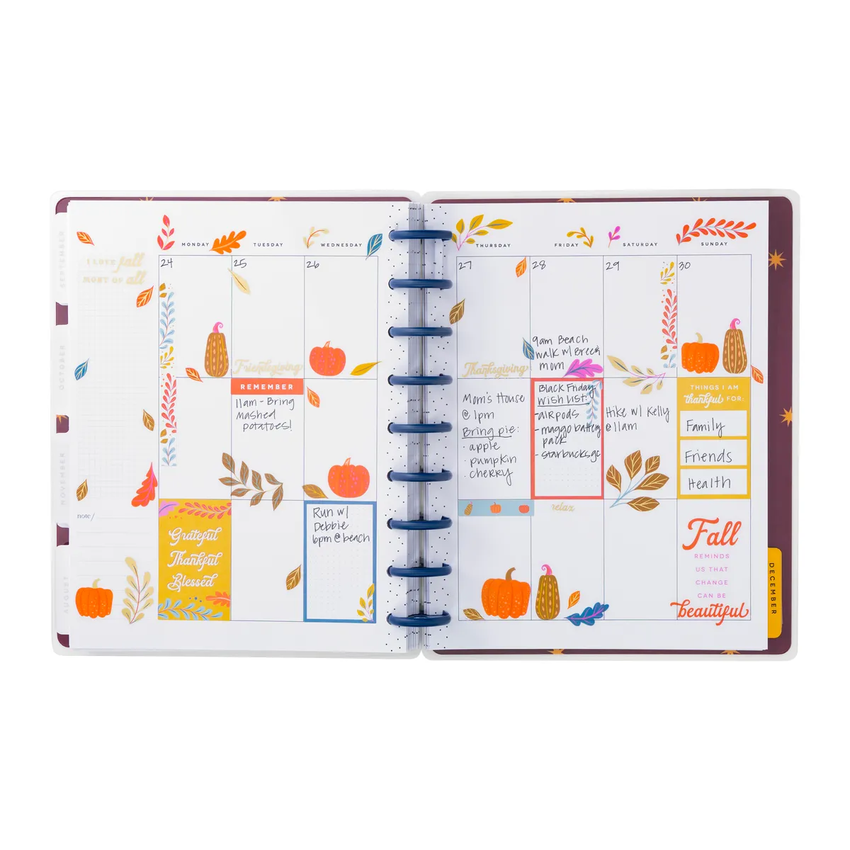 Happy Planner Share Your Magic agenda classic vertical non daté 12 mois