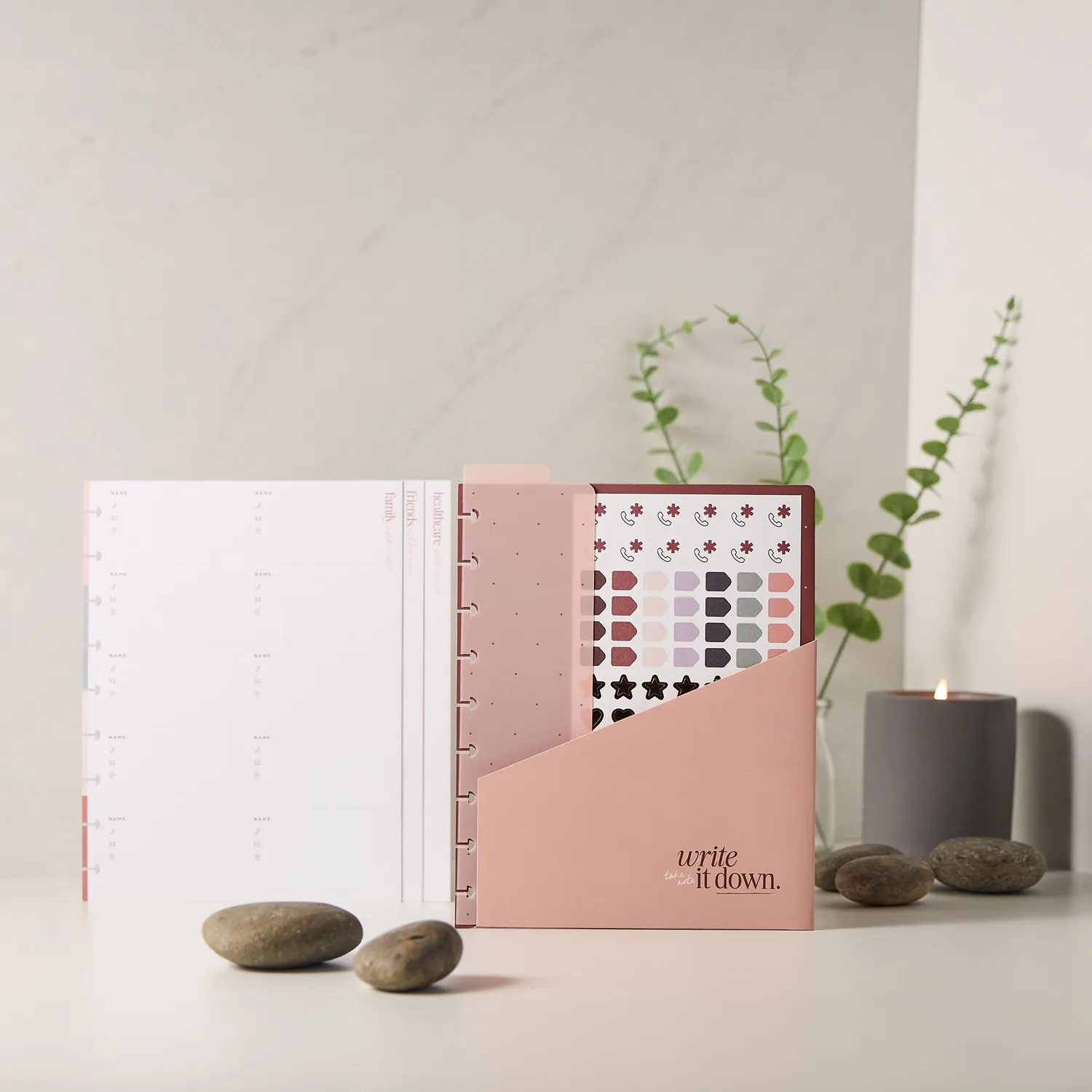 Happy Planner Rise & Align Addresses recharge adresses Classic