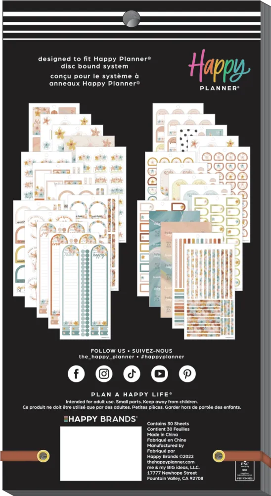 Happy Planner Softly Modern stickers value pack 746