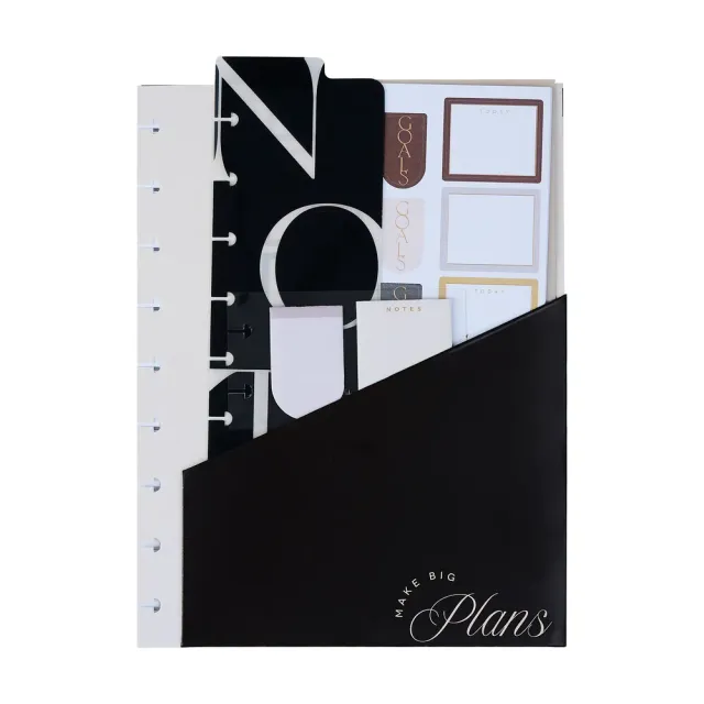 Happy Planner Classic Neutral Chic kit accessoires 7 pièces