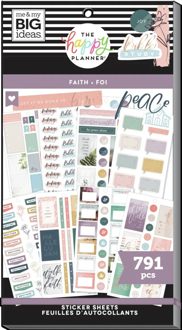 Happy Planner Walk By Faith stickers 30 pages 791 foi