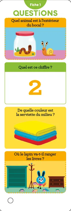 Frigobloc Les Incollables 150 quiz petite à moyenne section cahier