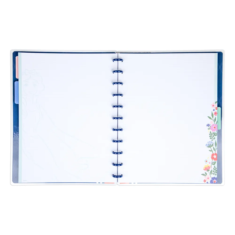 Happy Planner Disney Blanche Neige carnet ligné pointillé Big 60 feuilles