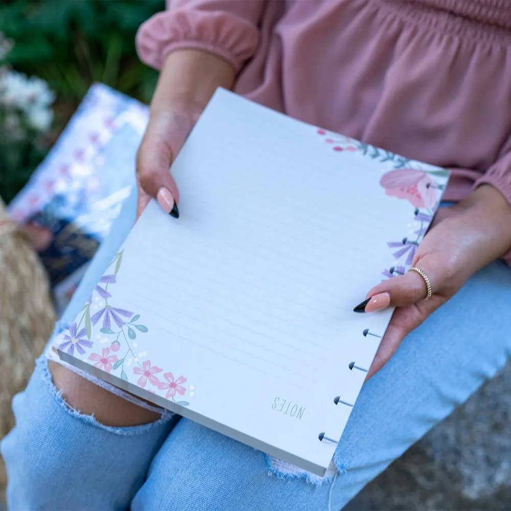 Happy Planner Floral recharge papier ligné Classic 100 pages
