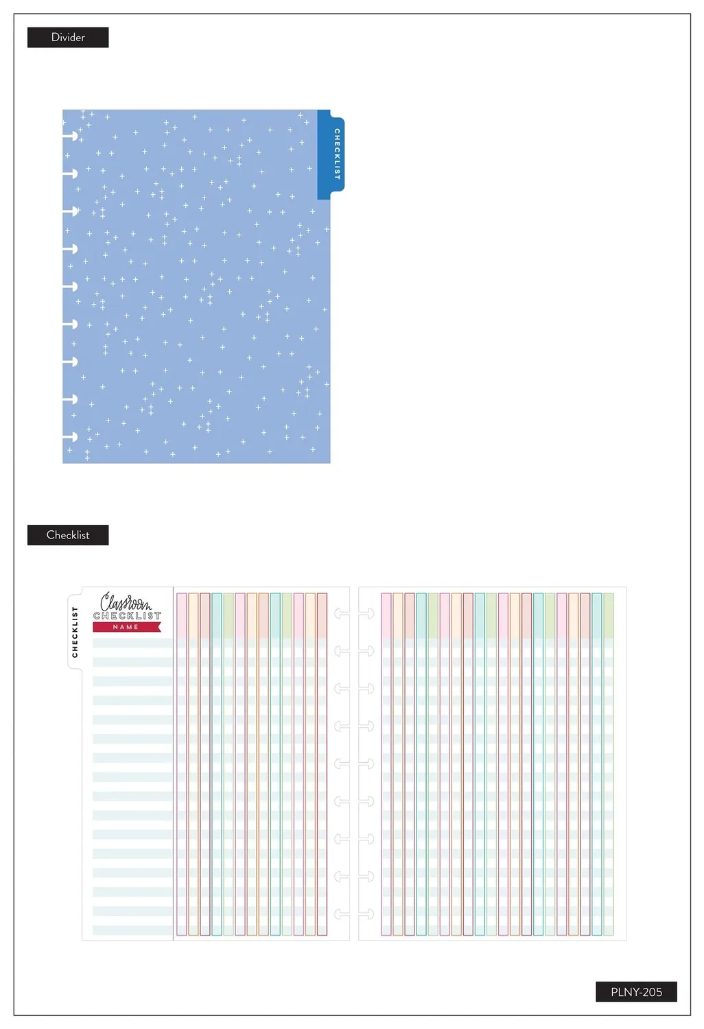 Happy Planner School Days agenda professeur non daté 12 mois