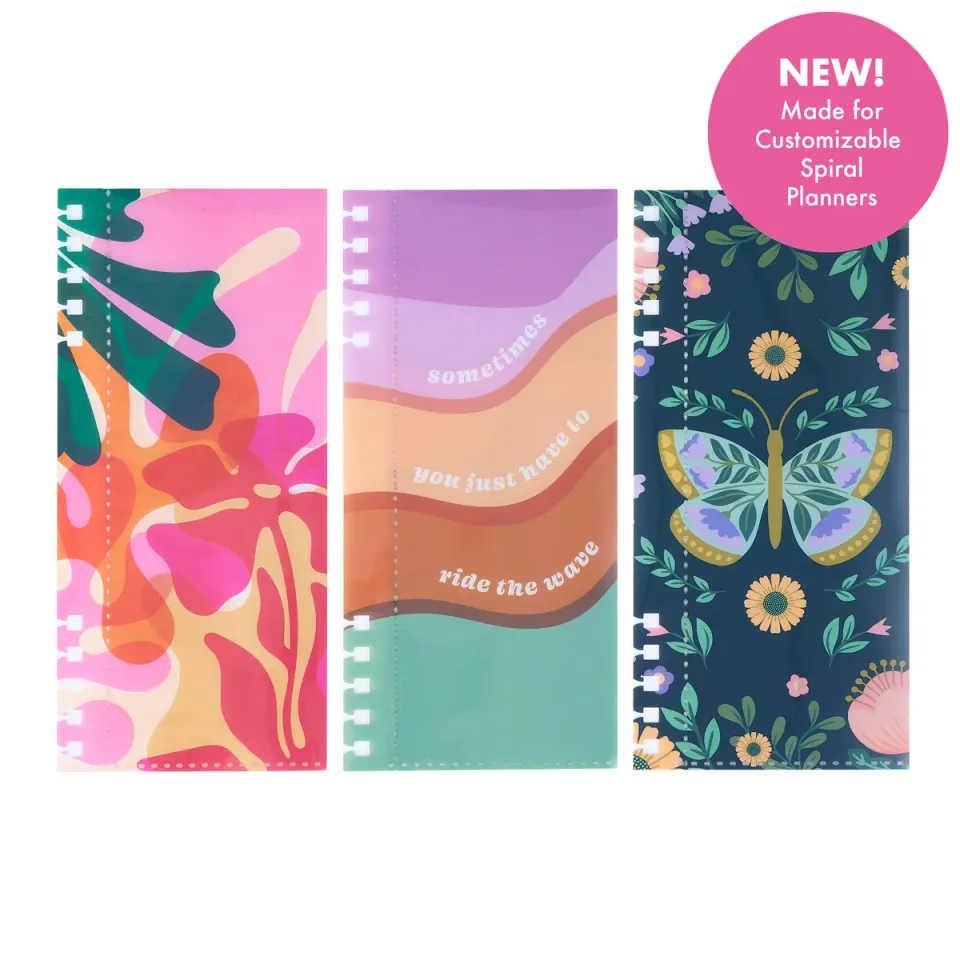 Happy Planner Vivid Brights Classic pochettes spirale x3