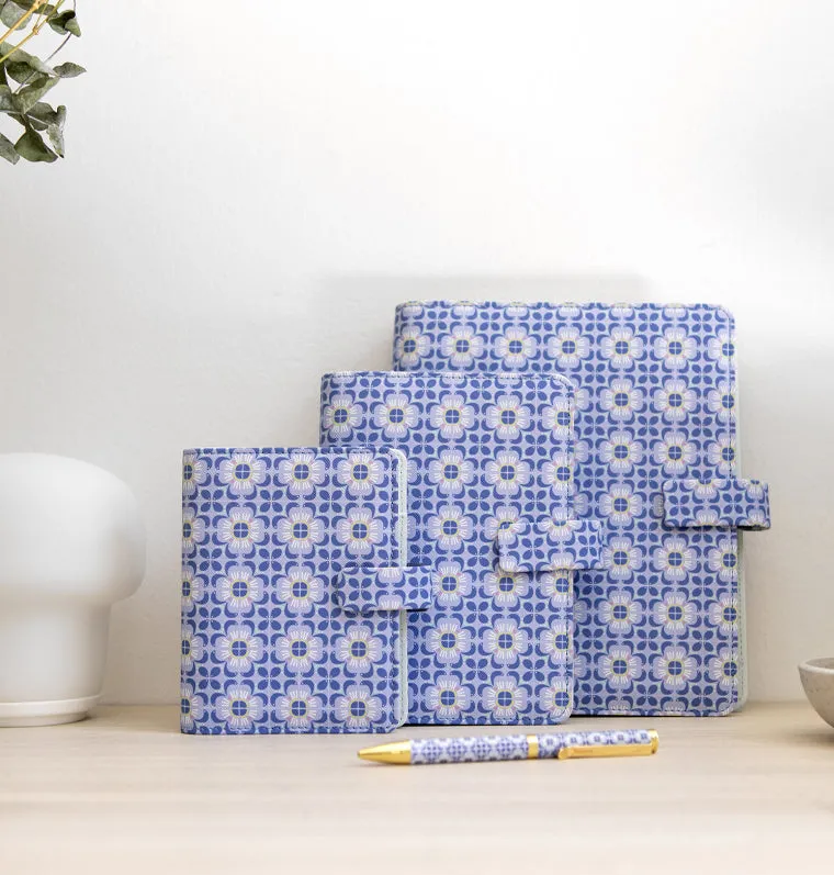 Filofax Mediterranean organiseur A5 bleu azulejos