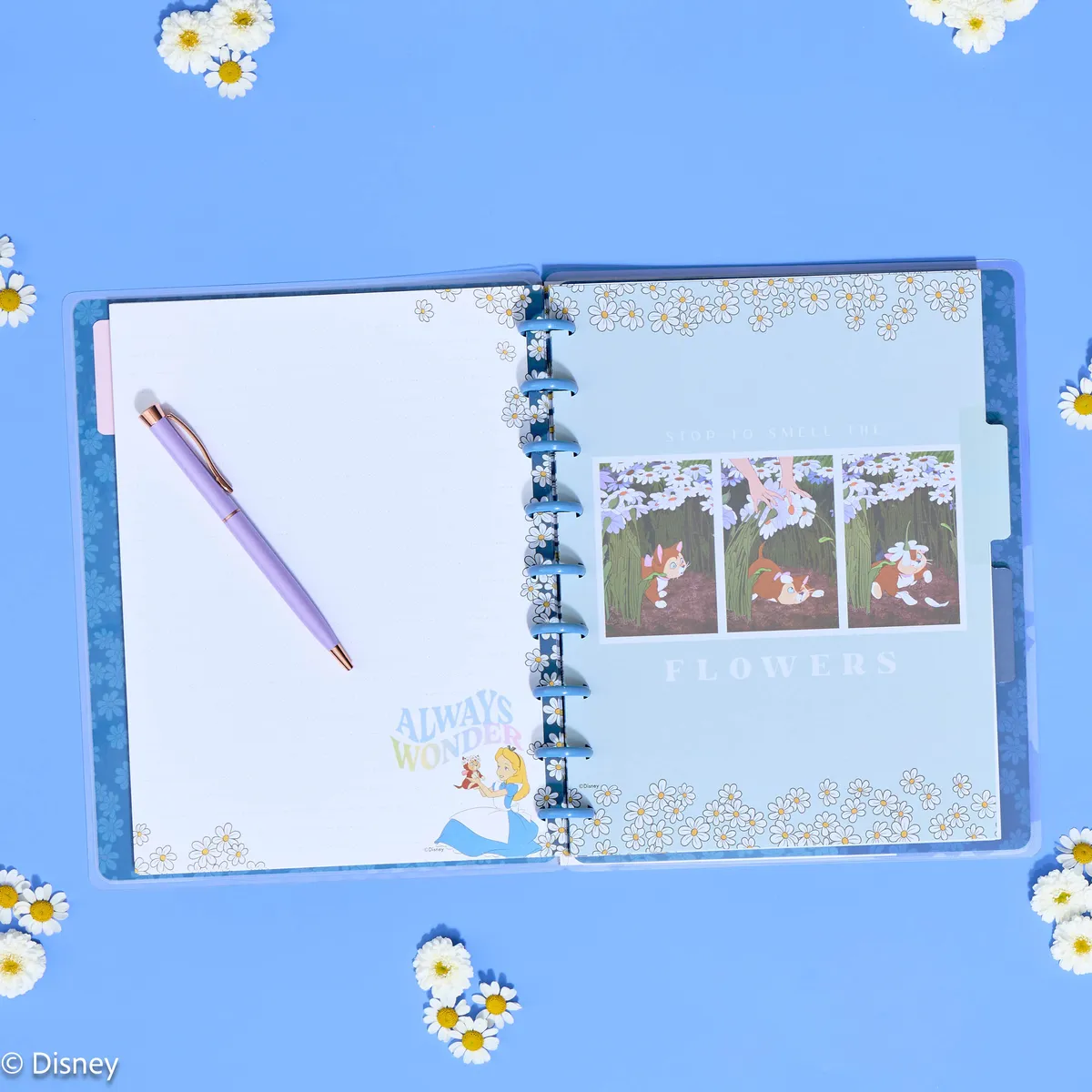 Happy Planner Alice in Wonderland Curious carnet Classic 60 feuilles