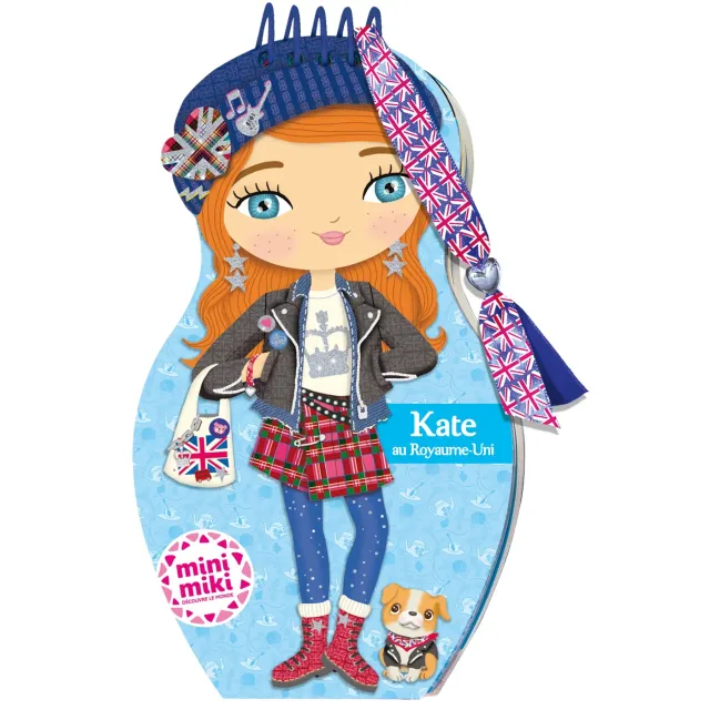 Frigobloc Minimiki Kate au Royaume-Uni carnet créatif stickers