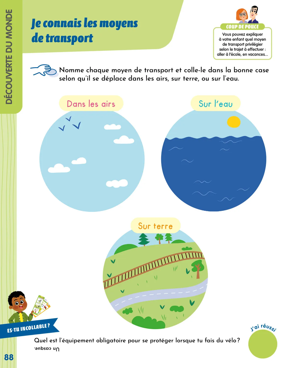 Les Incollables Moyenne Section cahier maternelle autocollants